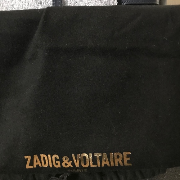 Zadig Voltaire Candide Medium Clous Marine Bag NWT - Picture 8 of 8